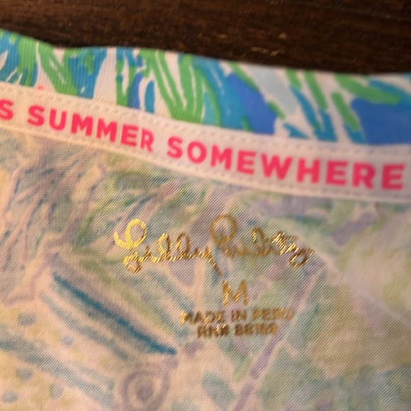 Lilly Pulitzer Dresses Lilly Pulitzer Finn Long Sleeve Cotton Dress Size Medium - Picture 5 of 8